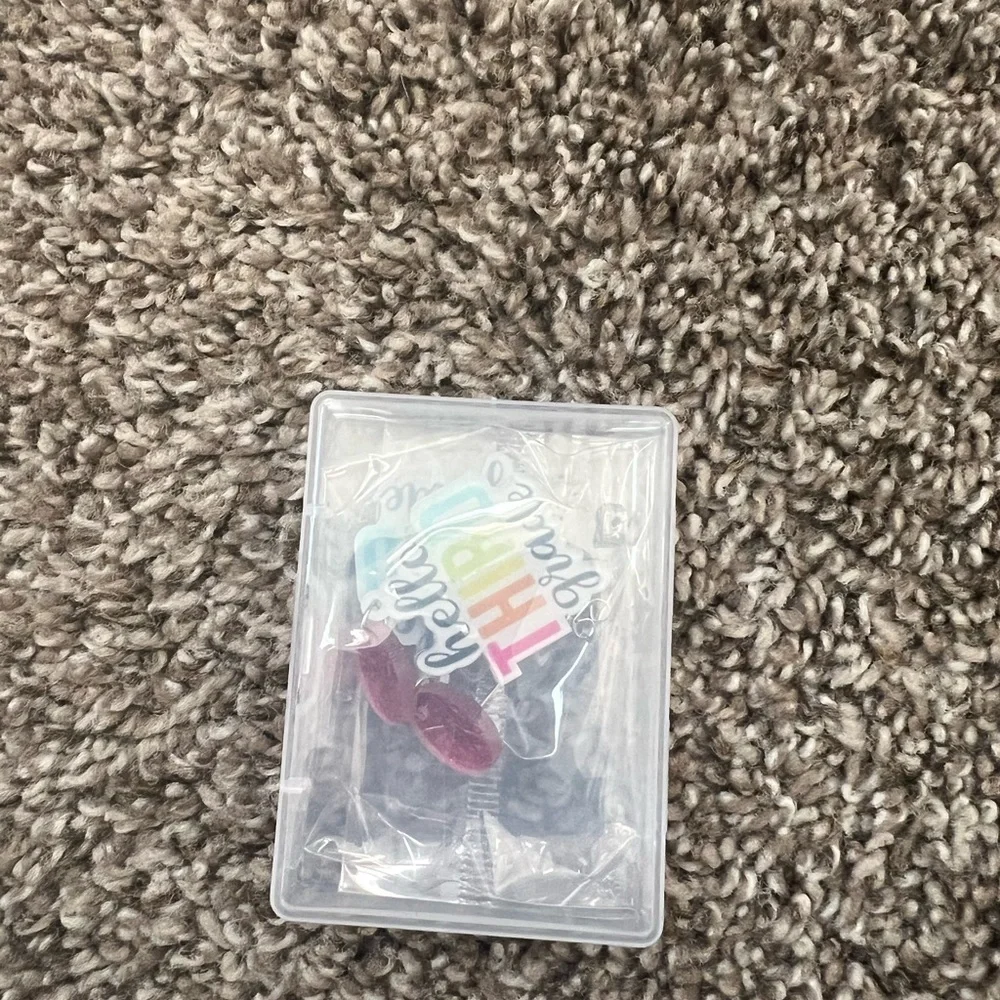 New hello third grade earrings